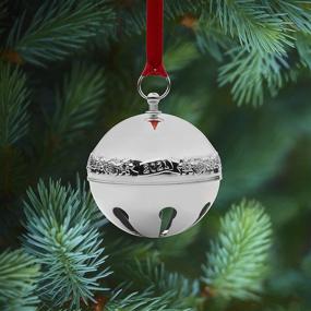 img 2 attached to 🔔 Silver Plated Sleigh Bell Ornament - Wallace 51st Edition 2021