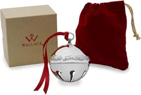 img 1 attached to 🔔 Silver Plated Sleigh Bell Ornament - Wallace 51st Edition 2021