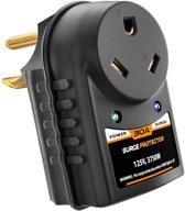 ⚡ etl listed rv surge protector 30 amp - integrated surge protection power adapter logo