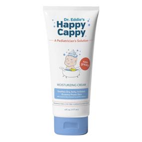 img 4 attached to Happy Cappy Moisturizing Cream for Children by Dr. Eddie: Soothes Dry, Itchy, Irritated, Eczema Prone Skin - Dermatologist Tested, Fragrance-free, Dye-free, Non-Greasy Formula, 6 oz Tube