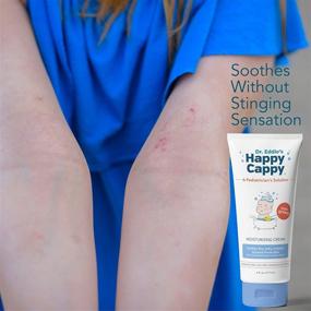 img 2 attached to Happy Cappy Moisturizing Cream for Children by Dr. Eddie: Soothes Dry, Itchy, Irritated, Eczema Prone Skin - Dermatologist Tested, Fragrance-free, Dye-free, Non-Greasy Formula, 6 oz Tube