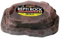 🦎 zoo med repti rock reptile food water dishes (medium): premium quality feeding and hydration solutions for your reptilian friends logo