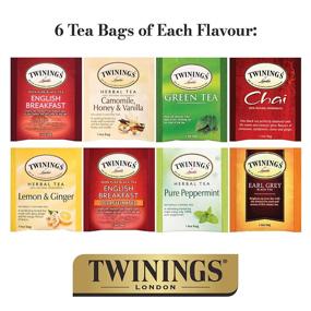 img 2 attached to 🍵 Explore the Twinings of London Tea Classics Collection: Variety Gift Box Sampler with 48 Tea Bags, Pack of 1