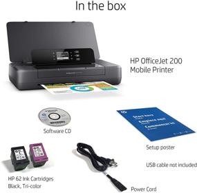 img 1 attached to HP OfficeJet 200 Portable Printer - Wireless & Mobile Printing (CZ993A)