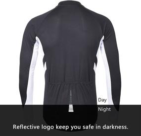 img 3 attached to ARSUXEO Zipper Sleeves Cycling Bicycle Sports & Fitness and Cycling