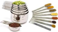 🥄 simply gourmet measuring cups and spoons set - stainless steel 15-piece set for precise cooking & baking - ultimate kitchen tool kit logo