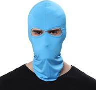 ultimate protection: ganway wind cap motorcycle ski masks balaclavas - lightweight and stylish (light blue) logo