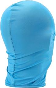 img 2 attached to Ultimate Protection: GANWAY Wind Cap Motorcycle Ski Masks Balaclavas - Lightweight and Stylish (Light Blue)