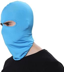 img 3 attached to Ultimate Protection: GANWAY Wind Cap Motorcycle Ski Masks Balaclavas - Lightweight and Stylish (Light Blue)