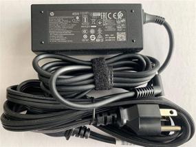 img 1 attached to 🔌 Original Replacement HP 45W Blue Tip AC Adapter for Pavilion, EliteBook, Stream, Spectre - 741727-001, L25296-001, PA-1450-20HL, TPN-LA15