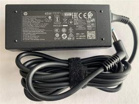 img 2 attached to 🔌 Original Replacement HP 45W Blue Tip AC Adapter for Pavilion, EliteBook, Stream, Spectre - 741727-001, L25296-001, PA-1450-20HL, TPN-LA15