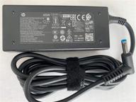 🔌 original replacement hp 45w blue tip ac adapter for pavilion, elitebook, stream, spectre - 741727-001, l25296-001, pa-1450-20hl, tpn-la15 logo