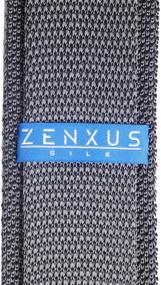 img 1 attached to 👔 ZENXUS Mulberry NeckTies: Classic Champagne Men's Accessories - Ties, Cummerbunds & Pocket Squares