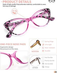 img 2 attached to 👓 Women's Cateye Reading Glasses 5-Pack - Mix Color Readers Eyewear (2.5 magnification)