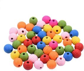img 1 attached to POPETPOP 100Pcs Parrot Chew Toys: Multicolor DIY Accessories & Small Wood Blocks for Interactive Bird Toys, Bird Cage Supplies for Parrot & Cockatiel