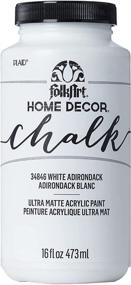 img 4 attached to 🎨 FolkArt Home Decor Chalk Furniture & Craft Paint: 16oz, Assorted Colors, White Adirondack – Product Review & Buying Guide
