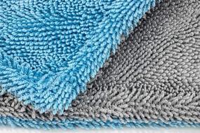 img 1 attached to 🚗 Dreadnought: High Absorbency Microfiber Car-Drying Towel for Quick & Easy Vehicle Drying - 1-Pack, Blue/Gray (20"x30")