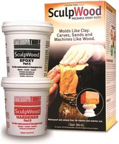 img 3 attached to 🔧 1 Quart System Three SculpWood - Moldable Solution
