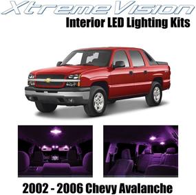 img 4 attached to XtremeVision Interior LED For Chevy Avalanche 2002-2006 (16 Pieces) Pink Interior LED Kit Installation Tool