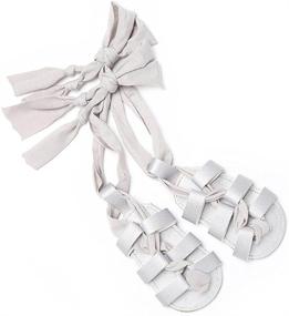 img 4 attached to Isbasic Gladiator Sandals Artificial Leather Apparel & Accessories Baby Boys for Shoes