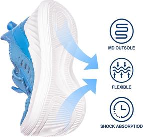 img 1 attached to 👟 Womens SDolphin Sneakers: Lightweight Running Shoes for Tennis, Gym & Casual Wear