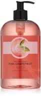 🍊 the body shop pink grapefruit shower gel, paraben-free mega-size body wash - 25.3 fl. oz. logo