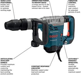 img 3 attached to Bosch SDS Max Demolition Hammer 11321EVS