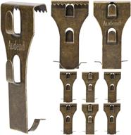 🧱 brick hanging clips - secure metal hooks for hanging items on brick walls (9 pack) логотип