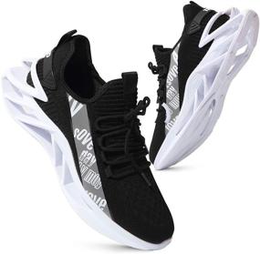 img 4 attached to Kokib Athletic Sneakers Lightweight Breathable Men's Shoes in Athletic