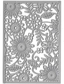img 2 attached to 🌸 Metal Flower Leaf Die Cuts with Frame Background for Christmas Wedding Invitations and DIY Card Making – Stencils for Scrapbooking, Photo Albums, Paper Embossing