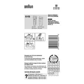 img 2 attached to Braun Series 5 51S Replacement Pack - Foil and Cutter Kit (Formerly 8000 360 Complete or Activator)