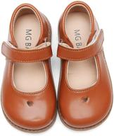 dadawen t strap school uniform toddler girls' shoes for flat feet logo