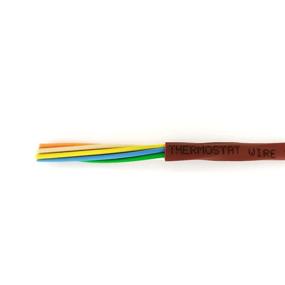 img 3 attached to FRUDRIK Thermostat Wire - Solid Copper 18 Gauge - CL2- Power Circuit Cable (18/8Brown