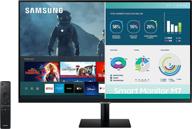 📺 samsung m7 32-inch 4k uhd smart monitor & streaming tv (3840x2160), tuner-free, netflix, hbo, prime video, apple airplay, bluetooth, built-in speakers, remote included (ls32am702unxza) логотип