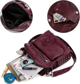 img 2 attached to UTO Backpack Convertible Rucksack Crossbody Women's Handbags & Wallets and Fashion Backpacks