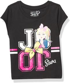 img 2 attached to JoJo Siwa Sleeve Toddler T Shirt Girls' Clothing and Tops, Tees & Blouses