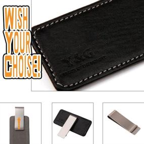 img 1 attached to Modern MC1050 Management Artificial Leather Stainless Men's Accessories: Sleek Style for Discerning Gentlemen