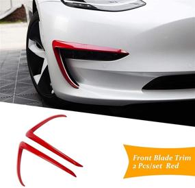 img 4 attached to Wocch Tesla Model Eyebrow Spoiler Lights & Lighting Accessories