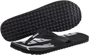img 4 attached to PUMA Athletic Sandal Black White