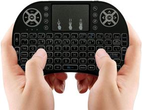 img 2 attached to Enhanced Connectivity: MakerSpot Mini 2.4GHz Wireless Keyboard with Touchpad Mouse, Ideal for Android TV Box, PS4, Raspberry Pi, Smart TV, PC