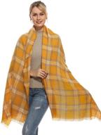 🧣 warm and stylish oversized long blanket scarf - cashmere feel pashmina for winter and fall logo