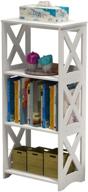 riipoo small bookshelf: versatile 3 shelf storage for small spaces - ideal for bedroom, office, nursery, and more логотип