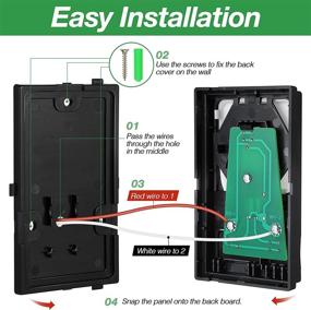 img 1 attached to 🔘 Premium Multi-Function Control Panel: Wall Keypad Replacement for 78LM 81LM 371LM 971LM Garage Door Opener