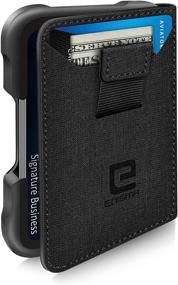 img 4 attached to 🔒 ENIGMA Tactical Aluminum Leather RFID Blocking