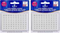 🏷️ organize and label with dmc 6103 floss number stickers - 630 stickers (2 pack) logo