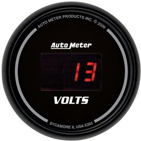 img 1 attached to 🔋 Auto Meter 6393 Sport Comp Digital 2-1/16 inch Volts Digital Voltmeter with 40408 enhancement