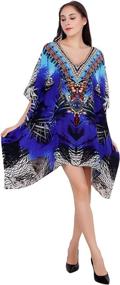 img 3 attached to Caftan Womens Swimsuit Coverup Bohemian Sports & Fitness in Water Sports
