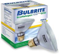 💡 bulbrite h60par30fl/eco 60-watt eco halogen par30: energy-efficient 75w halogen equivalent flood bulb with medium (e26) base - 120v логотип