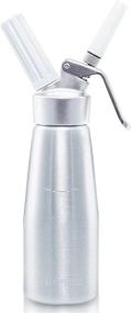 img 4 attached to 🍦 Premium 1 Pint Aluminum Cream Whipper with Stainless Steel Spoon, 3 Decorating Nozzles, Charger Holder, and Cleaning Brush - Professional N2O Cartridge Compatible Whipped Cream Dispenser (N2O Cartridge not Included)