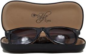 img 1 attached to 🕶️ Classic Non-Polarized Full Reader Sunglasses by In Style Eyes - Black (2.0x)